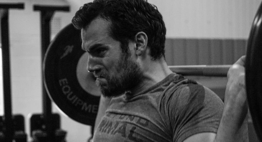 Henry Cavill On Set
